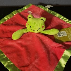 Princess Frog Plush Security Blanket
